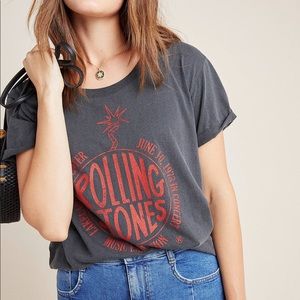 Anthropologie Letluv Rolling Stone Graphic Tee